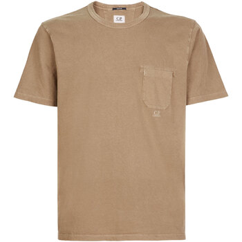 Abbigliamento Uomo T-shirt & Polo Cp Company T-shirt con taschino Giallo