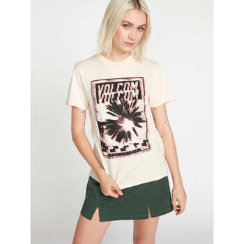 Abbigliamento Donna T-shirt maniche corte Volcom Camiseta Chica  Coco Ho Sand Bianco