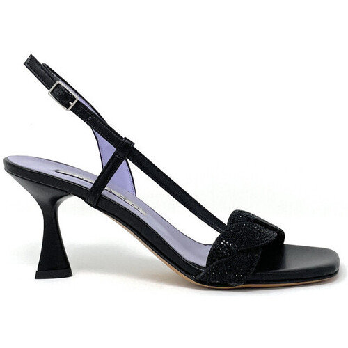 Scarpe Donna Sandali Albano sandalo nero con fascia intrecciata 3238 Nero