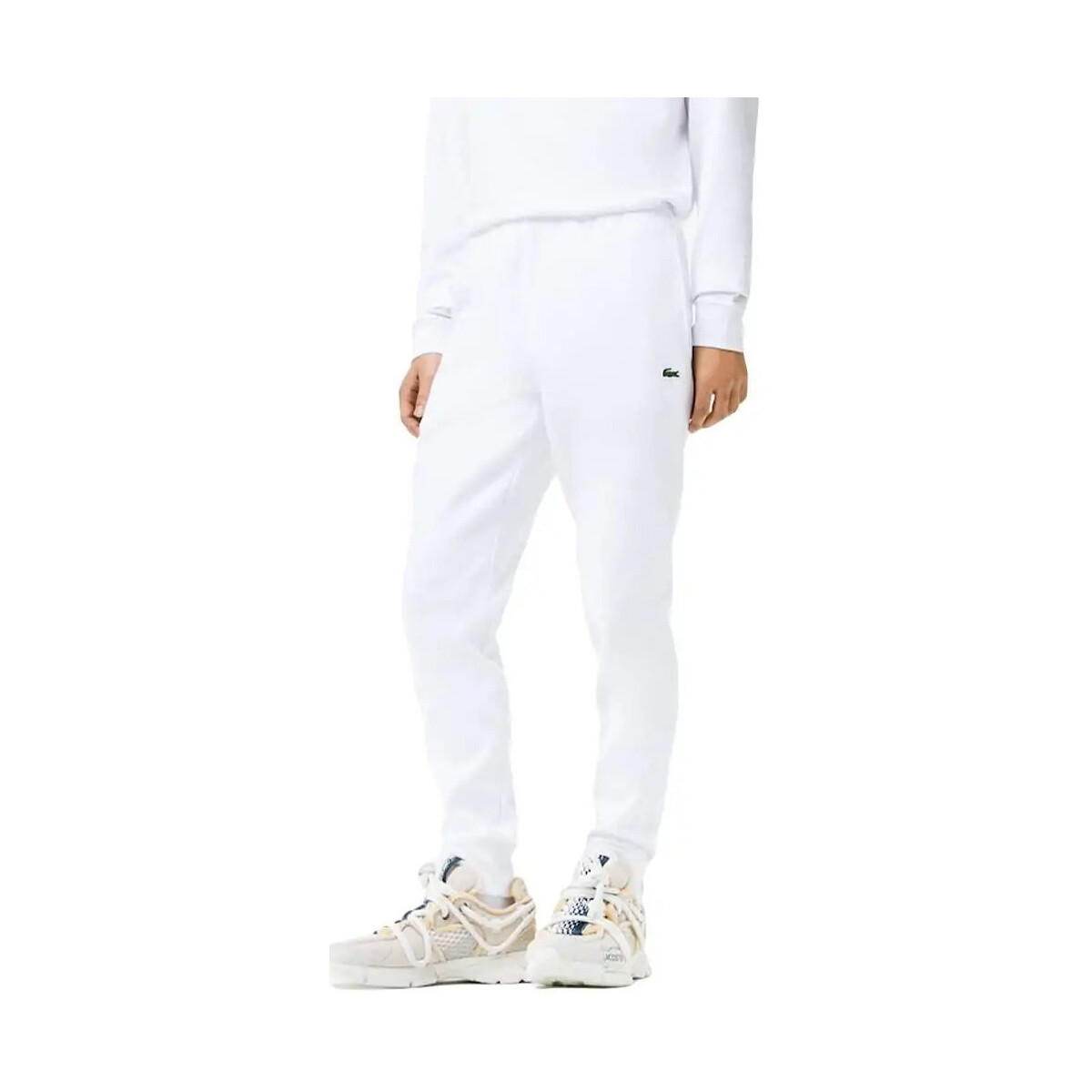Abbigliamento Uomo Pantaloni da tuta Lacoste molleton Bianco