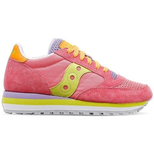 Scarpe Donna Sneakers Saucony Jaz Triple - Light Pink/Lime - S60766-1 Multicolore