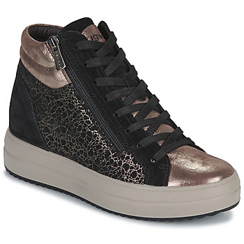 Scarpe Donna Sneakers alte IgI&CO DONNA SHIRLEY Nero / Bronzo