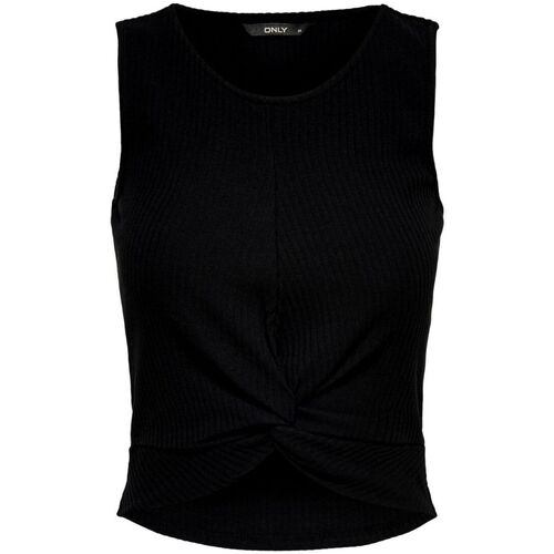 Abbigliamento Donna Top / T-shirt senza maniche Only 15177490 TINE-BLACK Nero