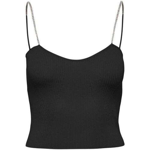 Abbigliamento Donna Top / T-shirt senza maniche Only 15287275 MOON-BLACK Nero