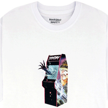 Abbigliamento Uomo T-shirt maniche corte Doomsday T-shirt a maniche corte  - Arcadeath tee Bianco