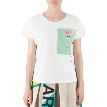 Abbigliamento Donna T-shirt & Polo Ko Samui Tailors T-Shirt Gallery Over Fit Bianco