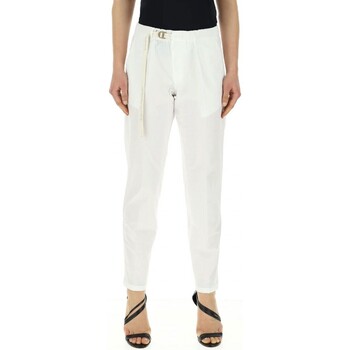 Abbigliamento Donna Jeans White Sand Marylin Pantalone Chino Bianco