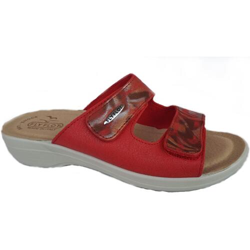 Scarpe Donna Ciabatte Fly Flot T5B18QE-ROSSO Rosso