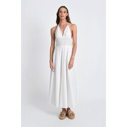 Abbigliamento Donna Vestiti Molly Bracken LAR223BP-WHITE Bianco
