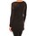 Abbigliamento Donna T-shirts a maniche lunghe La Vitrine De La Mode Tee Shirt Manches Longues MC1919 noir Nero