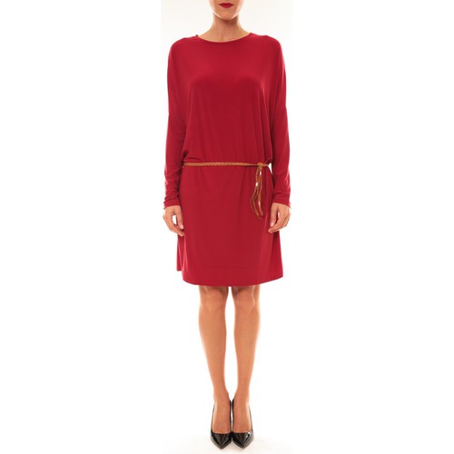 Abbigliamento Donna Vestiti Dress Code Robe 53021 bordeaux Rosso
