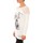 Abbigliamento Donna T-shirts a maniche lunghe La Vitrine De La Mode Tee Shirt Manches Longues MC1919 blanc Bianco
