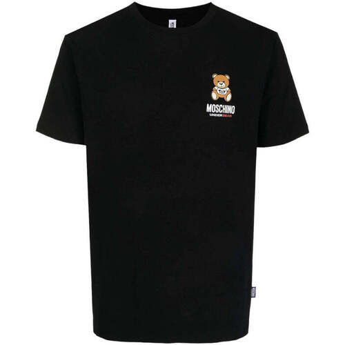 Abbigliamento Uomo T-shirt & Polo Moschino T-Shirt e Polo Uomo  V1A0784 4410 0555 Nero Nero