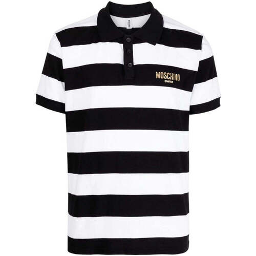 Abbigliamento Uomo T-shirt & Polo Moschino T-Shirt e Polo Uomo  V3A1609 9434 1555 Nero Nero