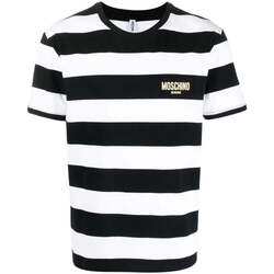 Abbigliamento Uomo T-shirt & Polo Moschino T-Shirt e Polo Uomo  V3A0720 9434 1555 Nero Nero