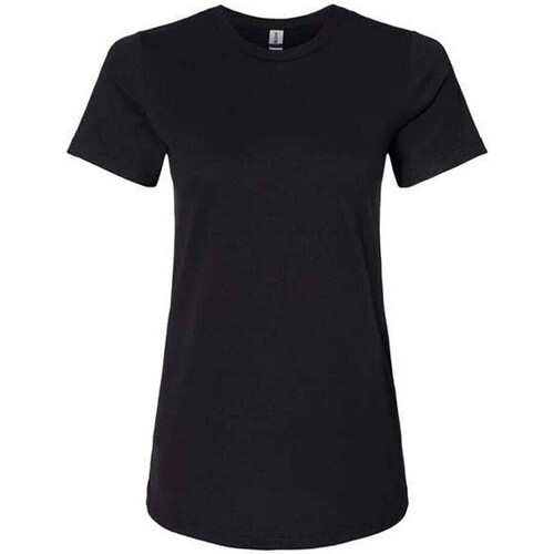 Abbigliamento Donna T-shirts a maniche lunghe Gildan Softstyle Nero
