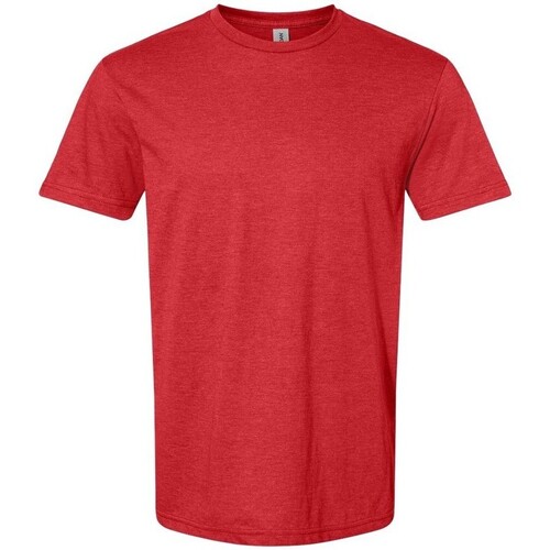 Abbigliamento T-shirts a maniche lunghe Gildan Softstyle Rosso