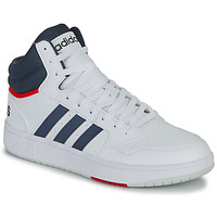 Scarpe Uomo Sneakers alte Adidas Sportswear HOOPS 3.0 MID Bianco / Marine / Rosso