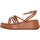 Scarpe Donna Sandali Exé Shoes donna sandali con zeppa IRIS-618 CAMEL Altri