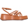 Scarpe Donna Sandali Exé Shoes donna sandali con zeppa IRIS-618 CAMEL Altri