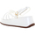 Scarpe Donna Sandali Exé Shoes donna sandali con zeppa IRIS-618 WHITE Bianco