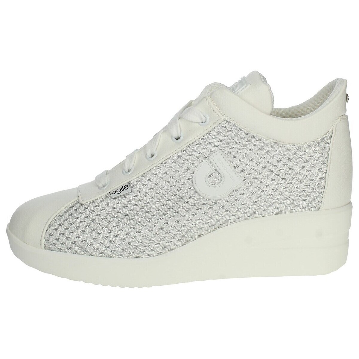 Scarpe Donna Sneakers alte Agile By Ruco Line JACKIE Bianco