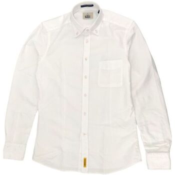 Abbigliamento Uomo Camicie maniche lunghe Bd Baggies Camicia Dexter Uomo White Bianco