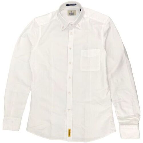 Abbigliamento Uomo Camicie maniche lunghe Bd Baggies Camicia Dexter Uomo White Bianco