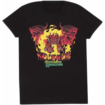 Abbigliamento T-shirts a maniche lunghe Dungeons & Dragons HE1480 Nero