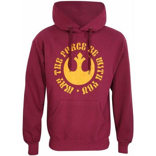 Abbigliamento Felpe Disney May The Force Be With You Rosso