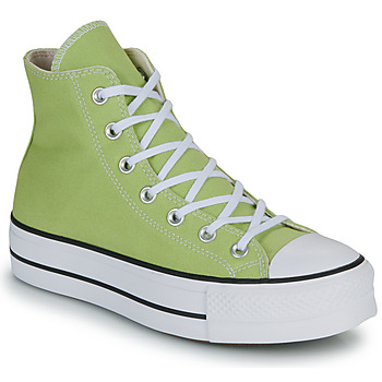 Scarpe Donna Sneakers alte Converse CHUCK TAYLOR ALL STAR LIFT PLATFORM SEASONAL COLOR Verde