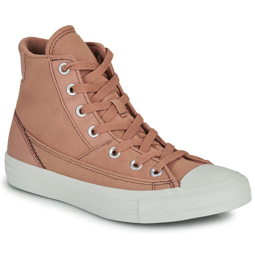 Scarpe Donna Sneakers alte Converse CHUCK TAYLOR ALL STAR PATCHWORK Rosa