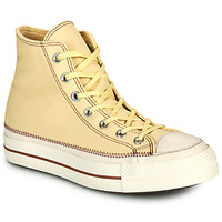 Scarpe Donna Sneakers alte Converse CHUCK TAYLOR ALL STAR LIFT PLATFORM CONTRAST STITCHING Beige