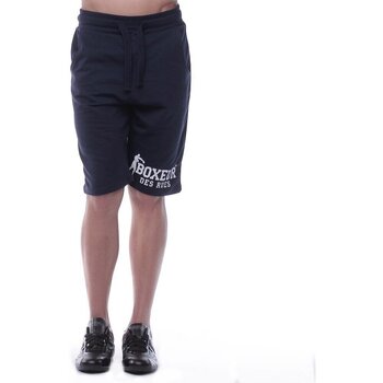 Abbigliamento Uomo Shorts / Bermuda Boxeur Des Rues Bermuda Uomo Felpa Blu