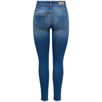 Only Jeans Donna Onlblush Mid Skinny Fit Blu