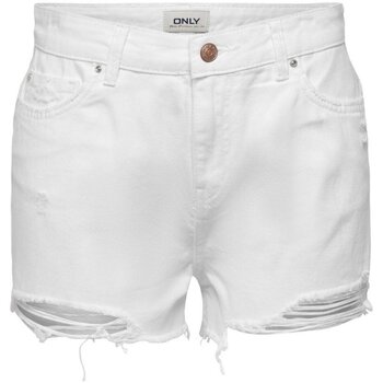 Abbigliamento Donna Shorts / Bermuda Only Shorts Donna Pacy Bianco