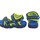 Scarpe Bambina Multisport Joma wave 2303 blu spiaggia per ragazzi Giallo