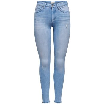 Abbigliamento Donna Jeans Only Jeans Donna Skinny Blush Blu