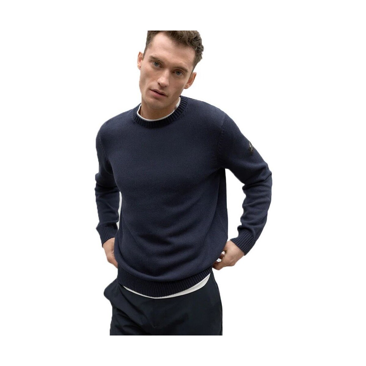 Abbigliamento Uomo Maglioni Ecoalf Maglione Uomo Tail Knit Blu