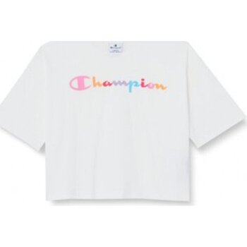 Abbigliamento Unisex bambino T-shirt maniche corte Champion T-Shirt Cropped Bambina American Classic Bianco