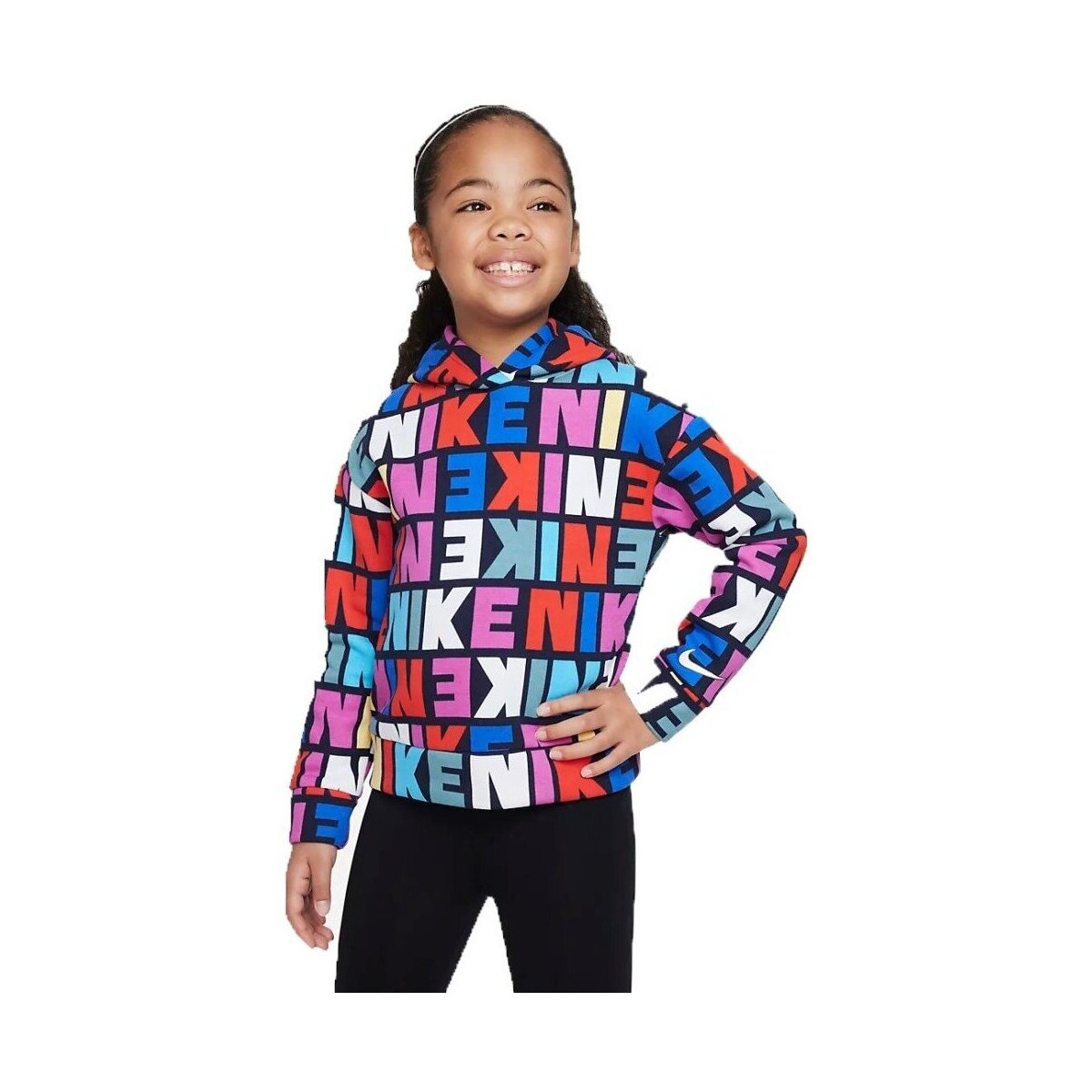 Abbigliamento Unisex bambino Felpe Nike Felpa bambina fantasia con cappuccio Multicolore