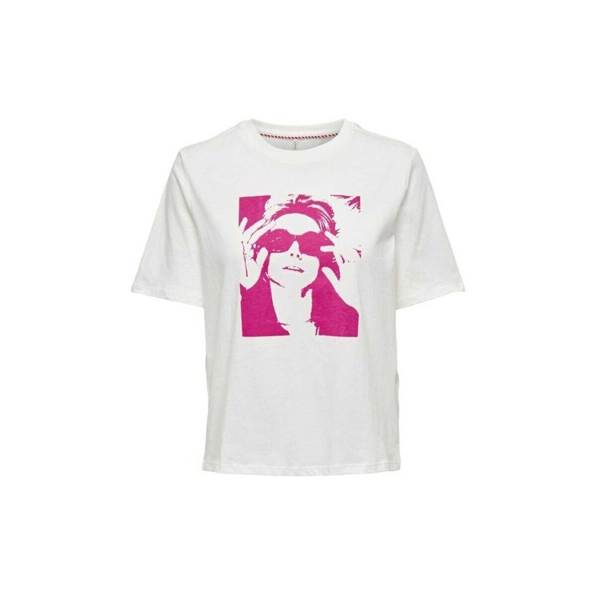 Abbigliamento Donna T-shirt maniche corte Only T-shirt Donna Mia Boxy Bianco