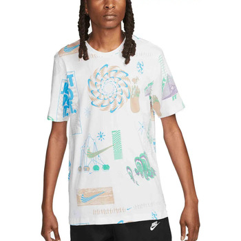 Abbigliamento Uomo T-shirt maniche corte Nike Festival Aop Bianco