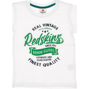 Abbigliamento Bambino T-shirt & Polo Redskins RDS-2244-BB Bianco