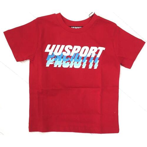 Abbigliamento Bambino T-shirt & Polo Cesare Paciotti TSP0104J 2000000160221 Rosso