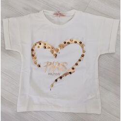 Abbigliamento Bambina T-shirt & Polo Paris Hilton PH1595 2000000174860 Bianco