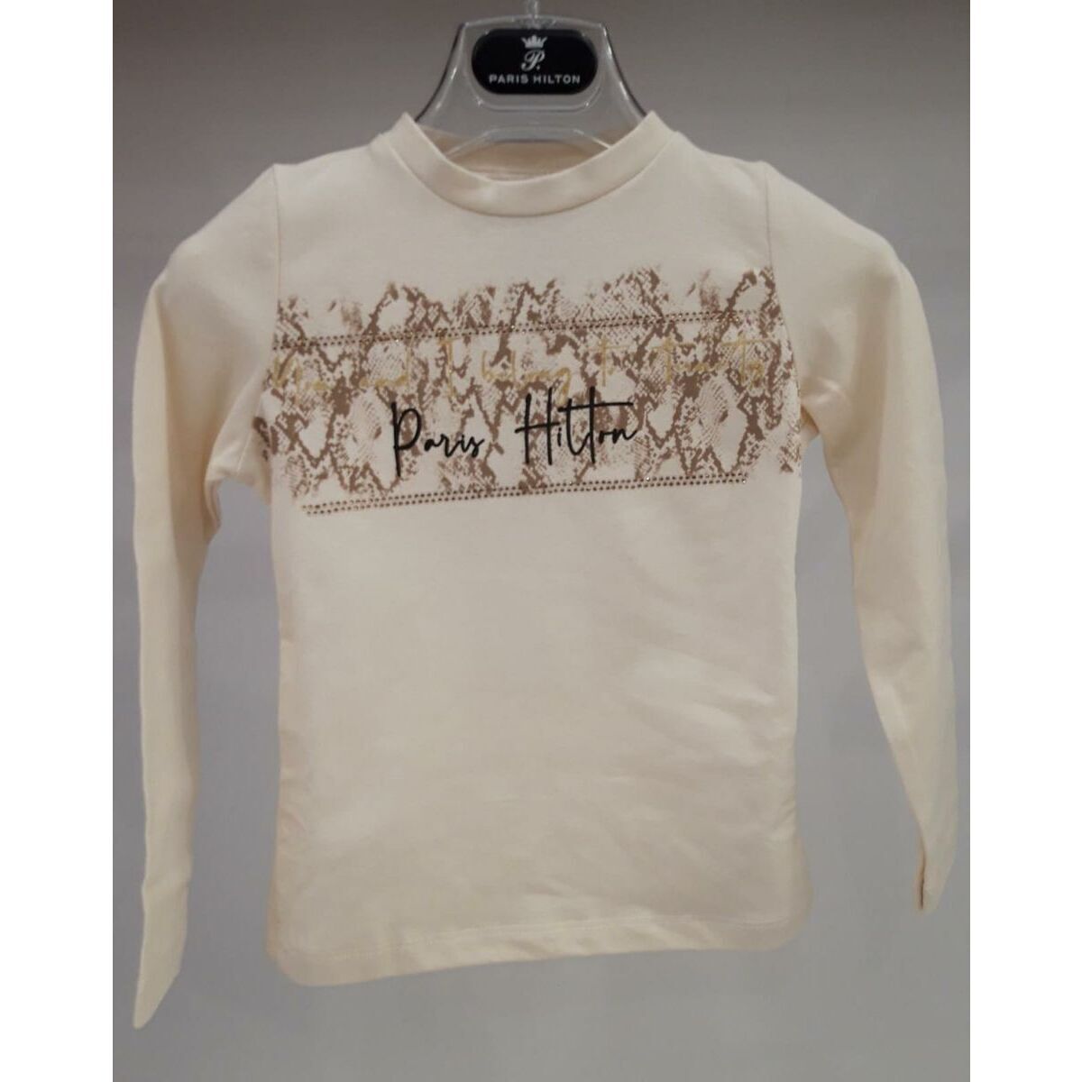 Abbigliamento Bambina T-shirt & Polo Paris Hilton PH1473 2000000081632 Beige