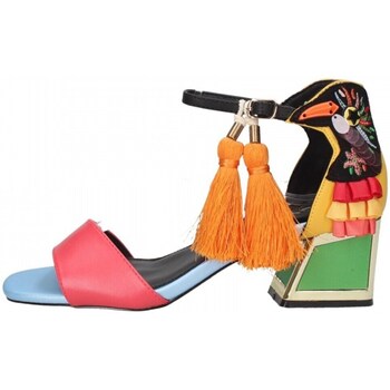 Scarpe Donna Sandali Exé Shoes Exe' LUISA 310 Sandalo Donna rosso multicolor Multicolore
