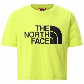 Abbigliamento Bambino T-shirt maniche corte The North Face Easy Cropped Tee Giallo