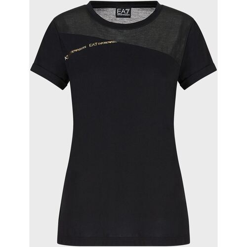 Abbigliamento Donna T-shirt & Polo Ea7 Emporio Armani 3KTT34 Nero